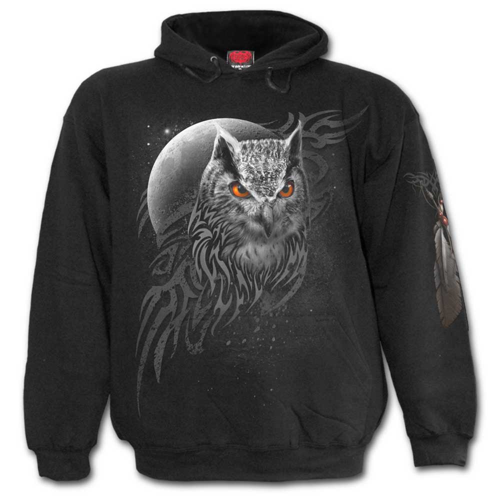 Spiral - WINGS OF WISDOM Kapuzenpullover/hoodie - Schwarz